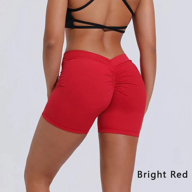 DIAS FIT JOY V-Back High Waisted Yoga Shorts for Women