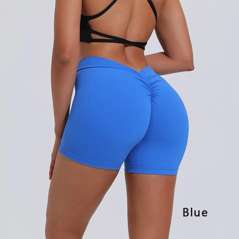 DIAS FIT JOY V-Back High Waisted Yoga Shorts for Women