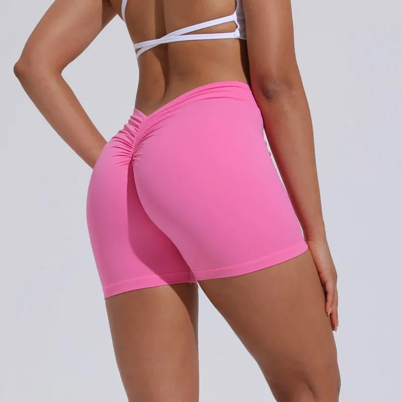 DIAS FIT JOY V-Back High Waisted Yoga Shorts for Women