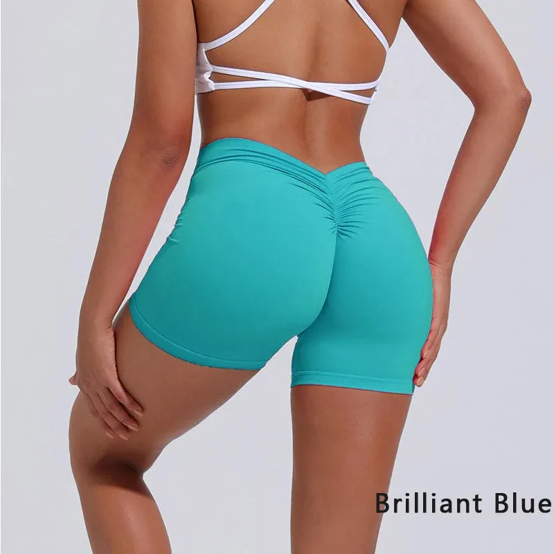 DIAS FIT JOY V-Back High Waisted Yoga Shorts for Women