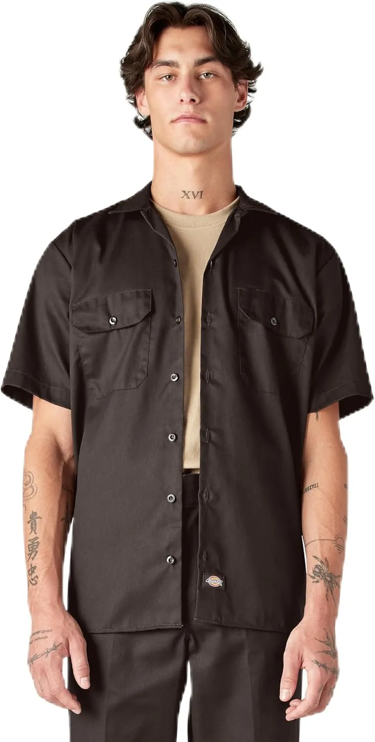 Dickies mens Short Sleeve Work Shirt