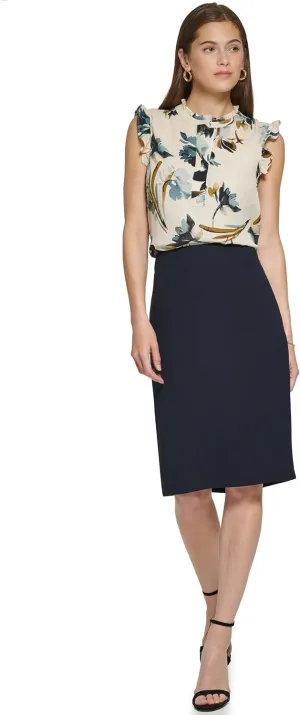 DKNY Women's Business Casual Knee-Length Pencil Skirt