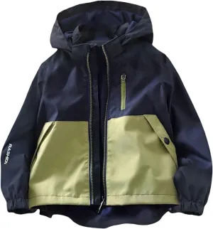 Down Boys Winter Jacket Boys' Spliced Hardshell Zipper Breathable Outdoor Children's Coat for 3 to 18 Month Winter Coat