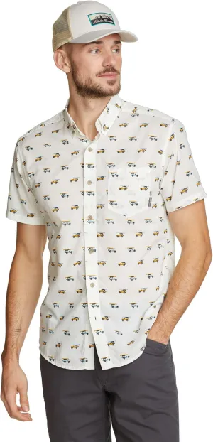 Eddie Bauer Men's Printed Baja Short-Sleeve Shirt