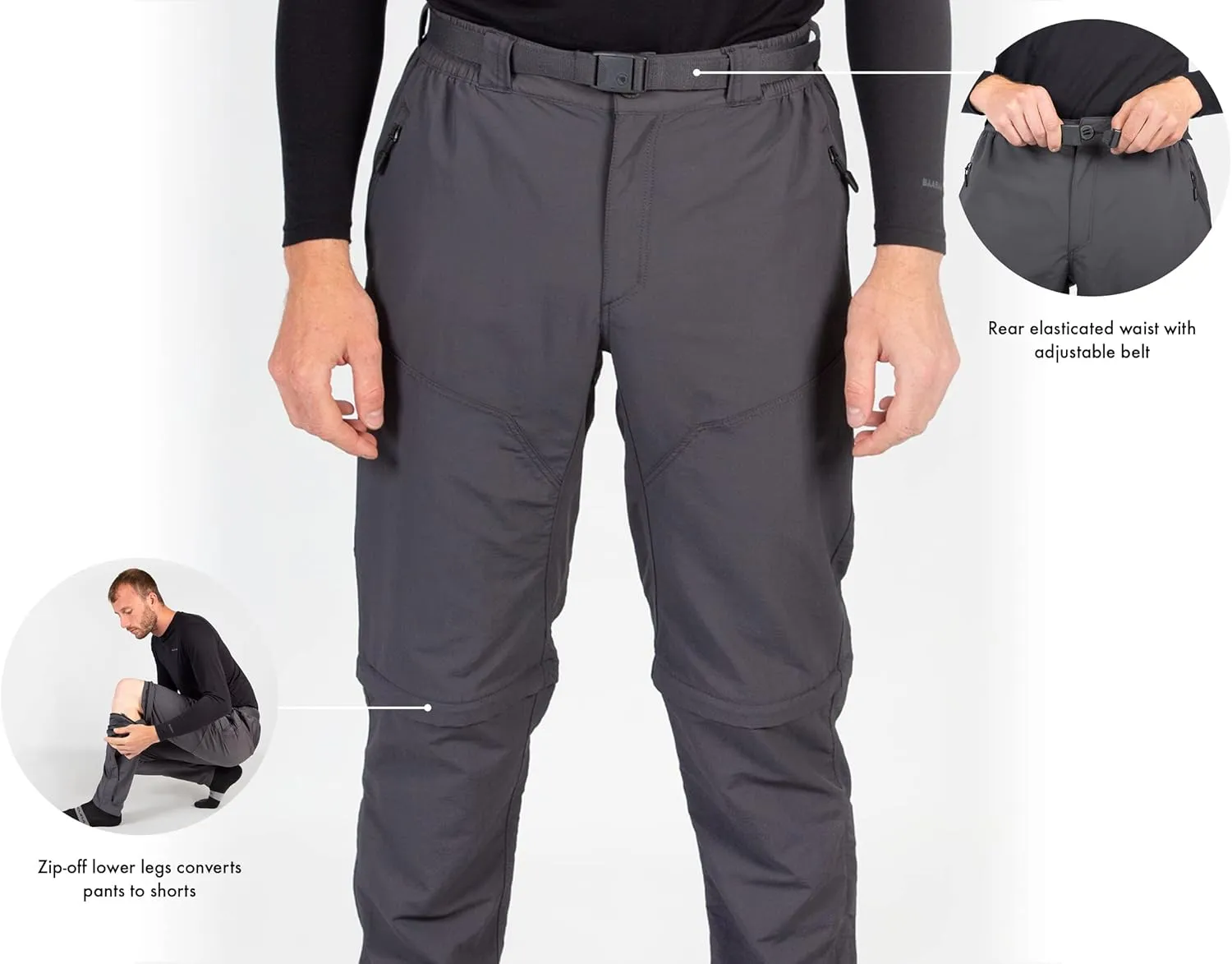 Endura Mens Hummvee Zip-Off Mountain Cycling Pants