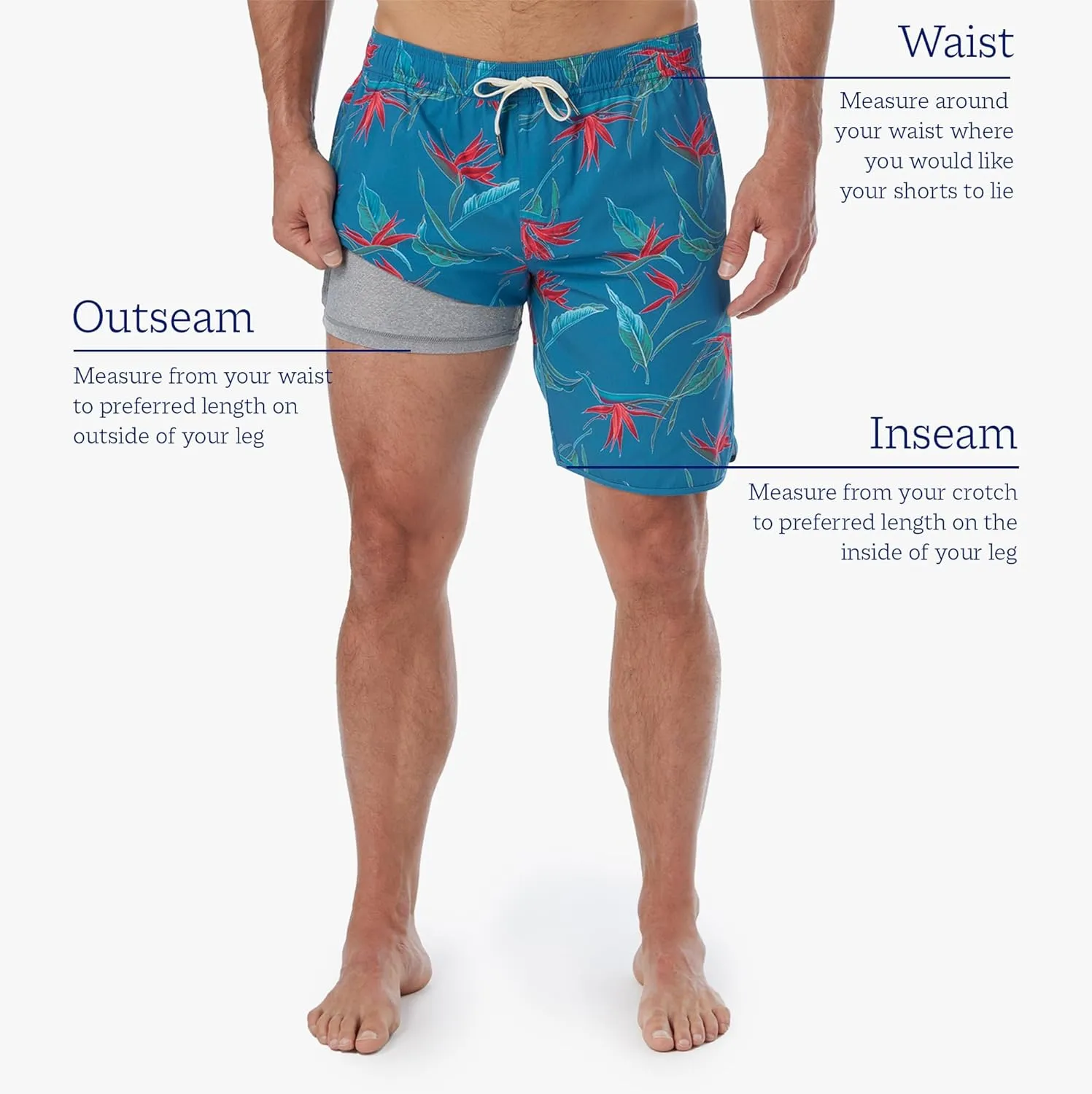 Fair Harbor The Anchor  Mens Swimsuits with BreezeKnit Liner, 8-inch Inseam  Anti- Chafe, Performance Swim Trunks