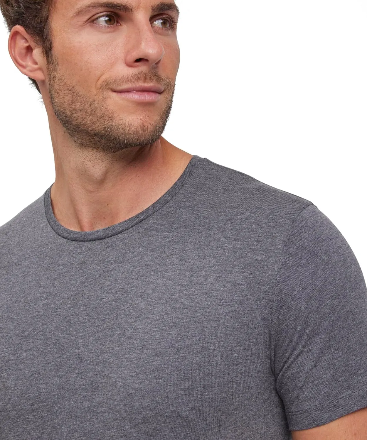 FALKE Men's Daily Comfort Round Neck T-Shirt 2-Pack
