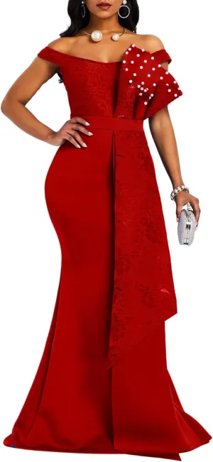 Floor-Length Pearl Sleeveless A-Line Women's Maxi Dress Long Dress