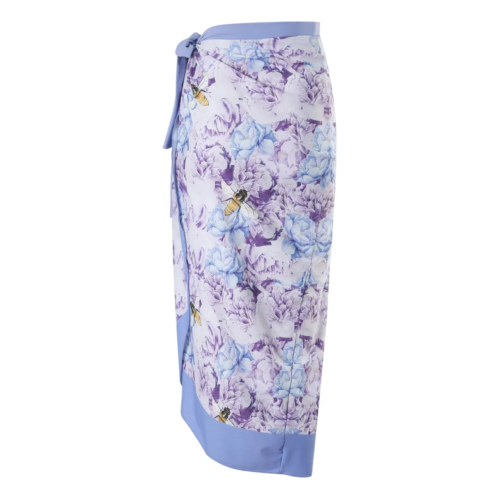 Floral Printed One Piece Retro Swimsuit Fashion Flower Strap Backless Sexy Slim Bikini Strap Beach Skirt High Waist Cut Swimwear