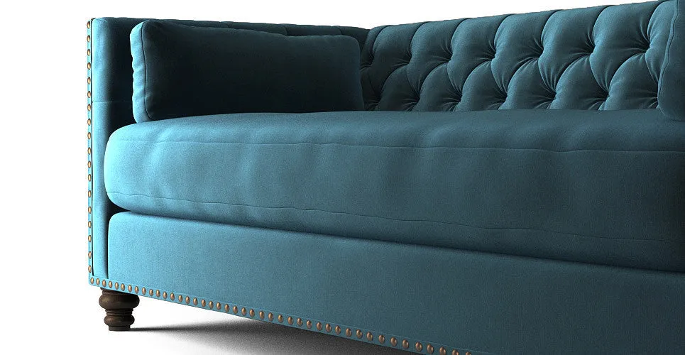 Florence Velvet Chesterfield 3 seater sofa