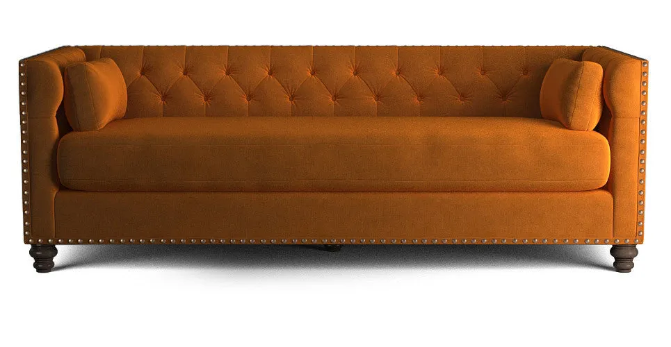 Florence Velvet Chesterfield 3 seater sofa