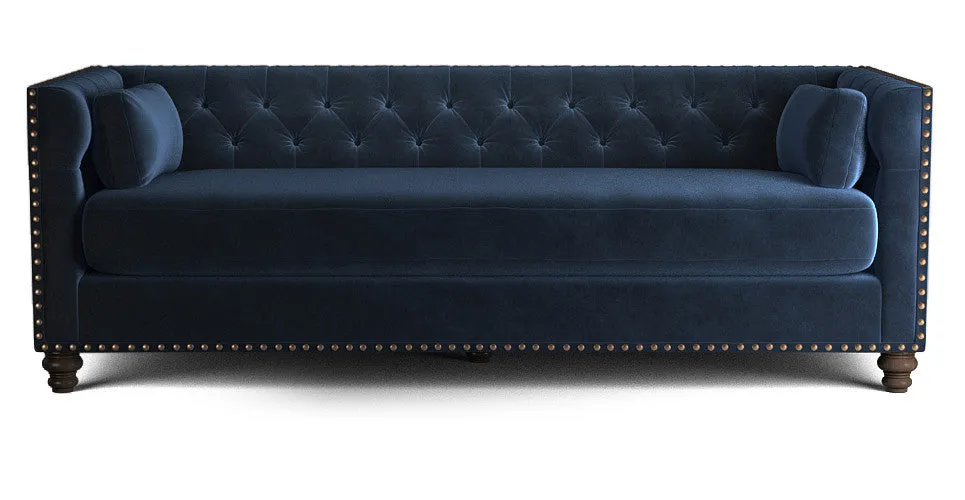Florence Velvet Chesterfield 3 seater sofa