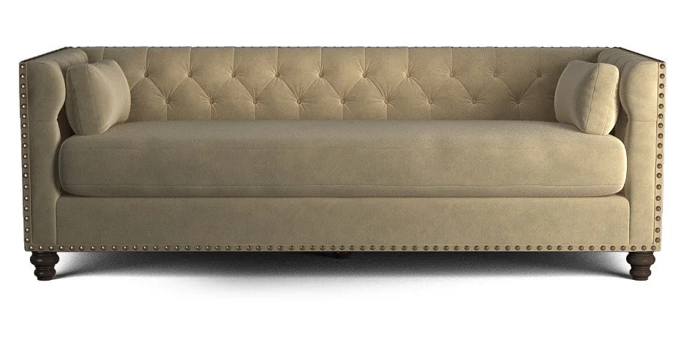 Florence Velvet Chesterfield 3 seater sofa