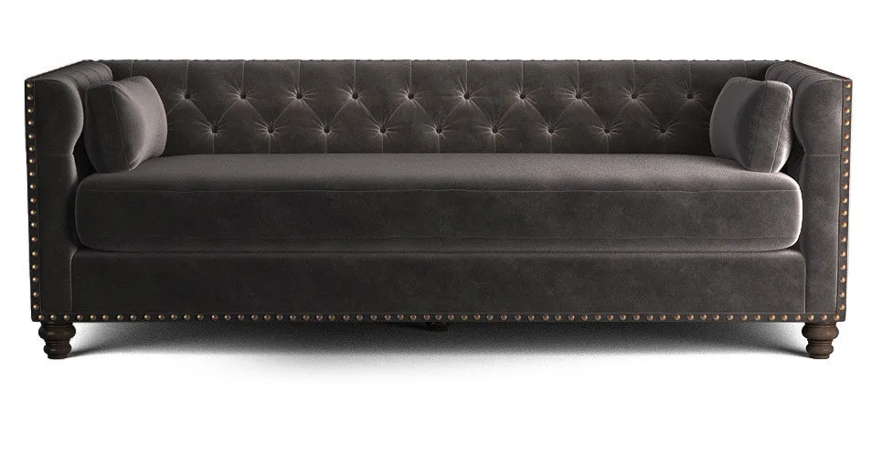Florence Velvet Chesterfield 3 seater sofa