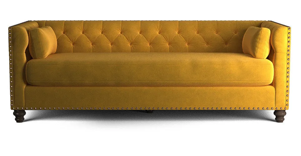 Florence Velvet Chesterfield 3 seater sofa