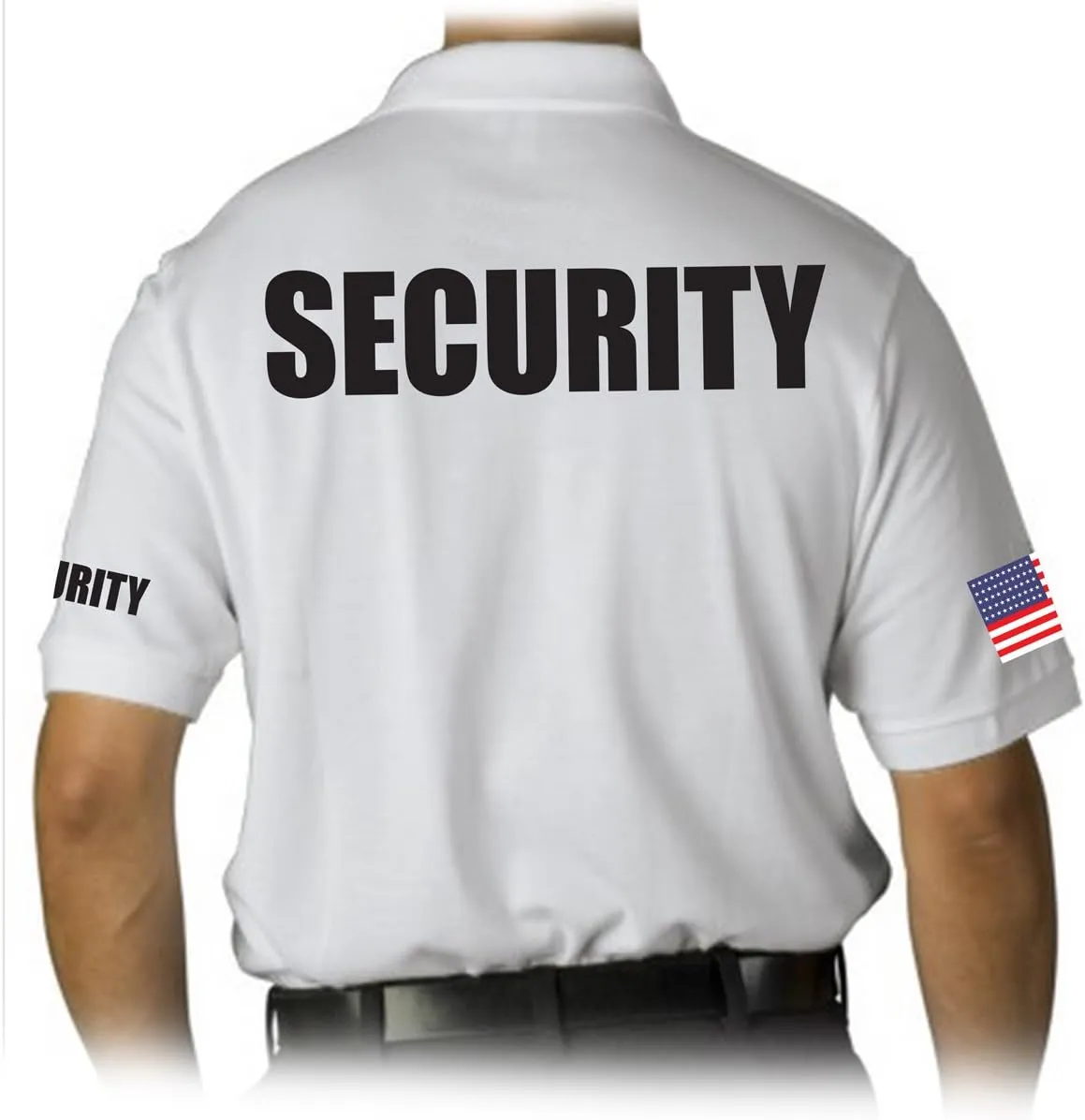 for Men's Printed Security Polo Shirt