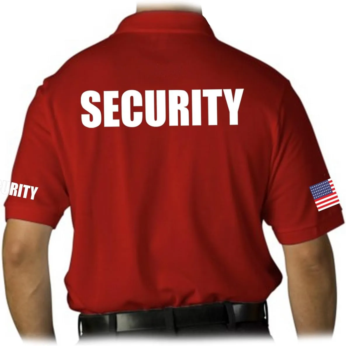 for Men's Printed Security Polo Shirt