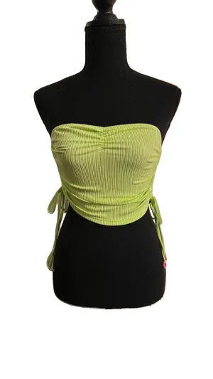 Frankie's Bikinis - Green Tube Top