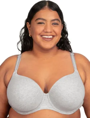 Fruit of the Loom Women's Fit for Me Collection: Plus Size Cotton T-Shirt Bra-Comfort & Style for Every Body