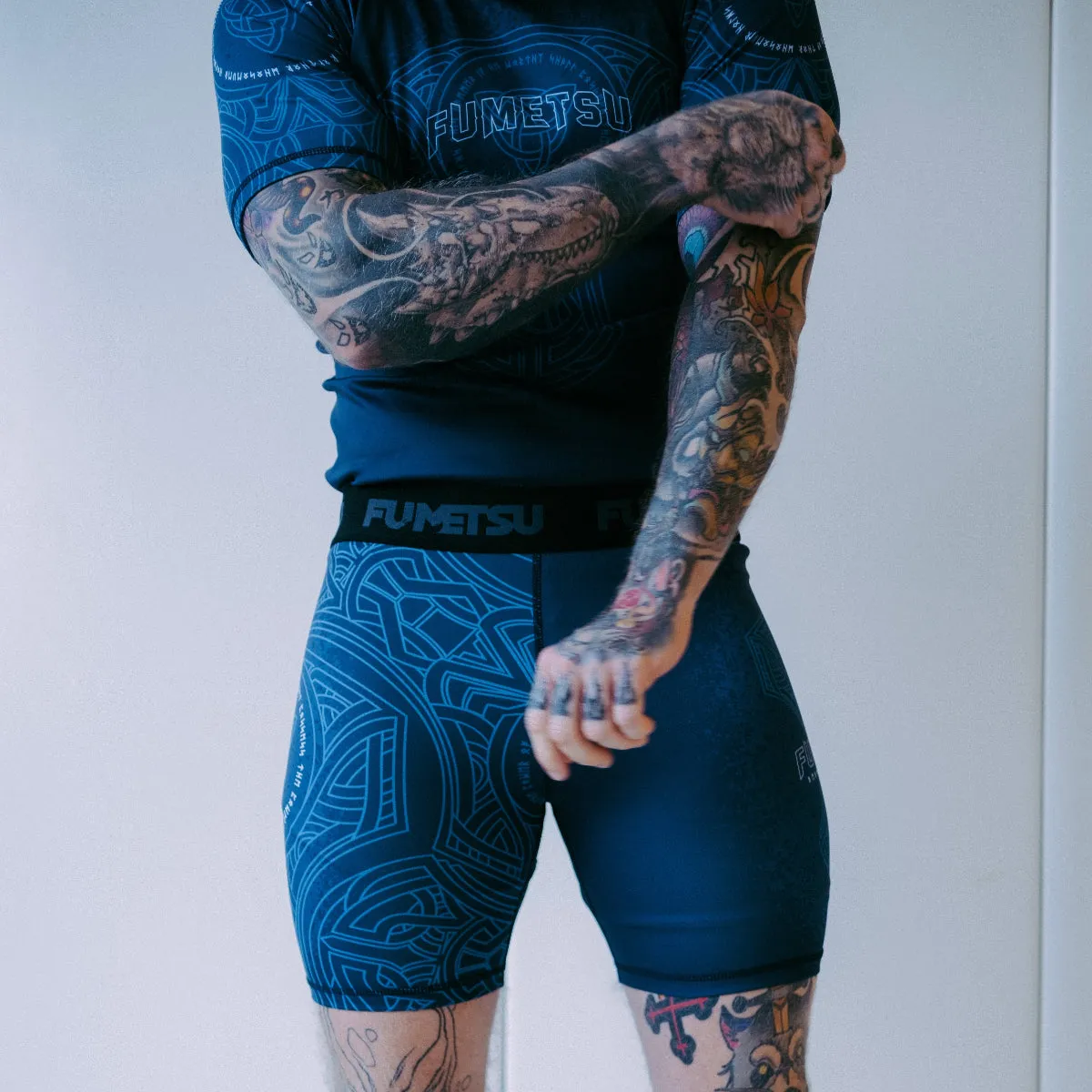 Fumetsu Mjolnir Vale Tudo shorts Blue/Black
