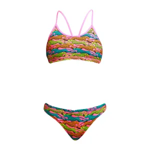 Funkita Girls Racerback Two Piece FKS035G - Lying Cheet