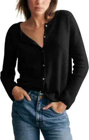 Gacaky Women's Long Sleeve Open Front Knit Lightweight Cardigan Casual Button Down Ribbed Sweater Outerwear Coats