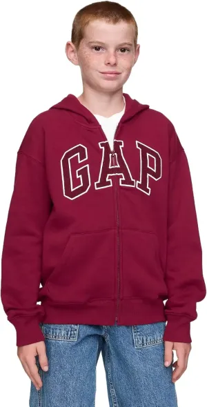 GAP Boys' Heritage Logo Full Zip Fleece Goodie
