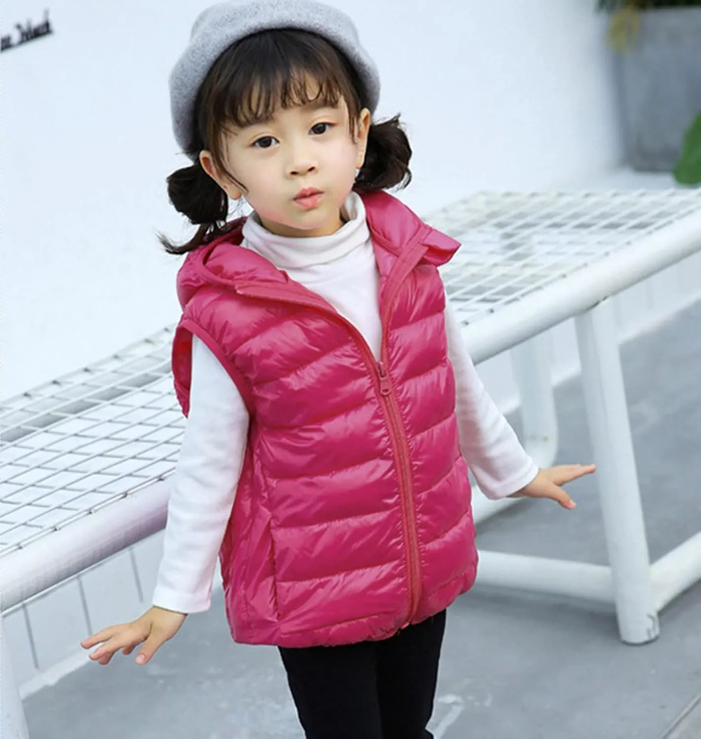 Girls Toddler Boys Cartoon Print Zip Jacket Hooded Trench Lightweight Kids Coats Windbreaker Outdoor Cute Dust