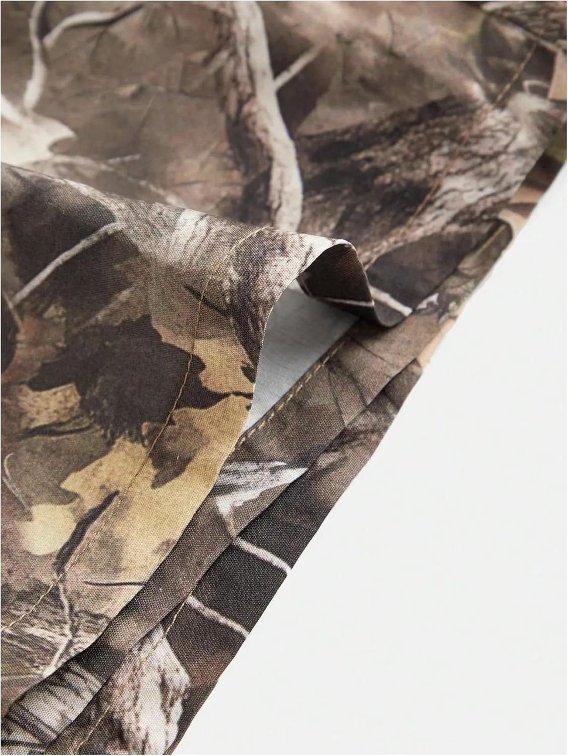 Girl's Wide Leg Camo Pants Elastic High Waisted Baggy Long Trousers Streetwear