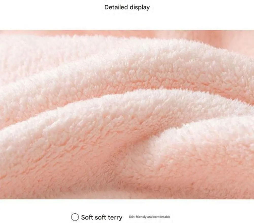 Glow Wrap Towel with Straps, Glowwrap Sling Bath Towel Dress, Wearable Towels Dress Absorbent Bath Robe(Pink,L)