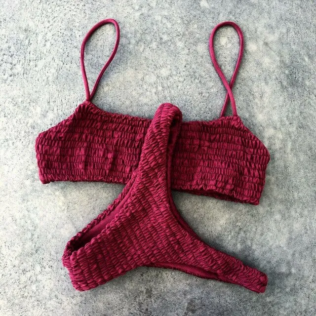 Green Underwear Bikinis sets