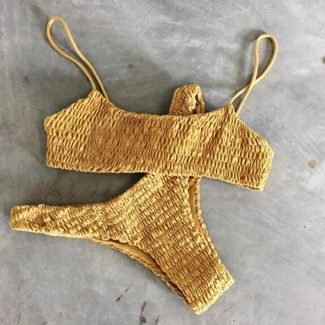 Green Underwear Bikinis sets