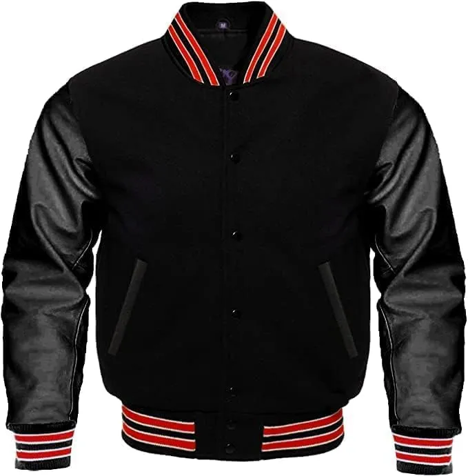 Griffins Varsity Letterman Baseball Bomber Jackets Genuine Leather Sleeves & Multi Wool Color Options