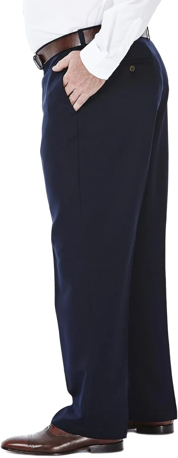 Haggar Men's Cool 18 Flat Front Pant Reg. and Big & Tall Sizes