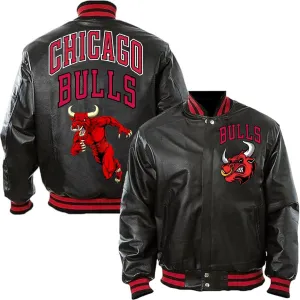 H&D Clothing Men's Chicago Vintage Game Letterman Bull National Basketball Letterman League Varsity Jacket for Men