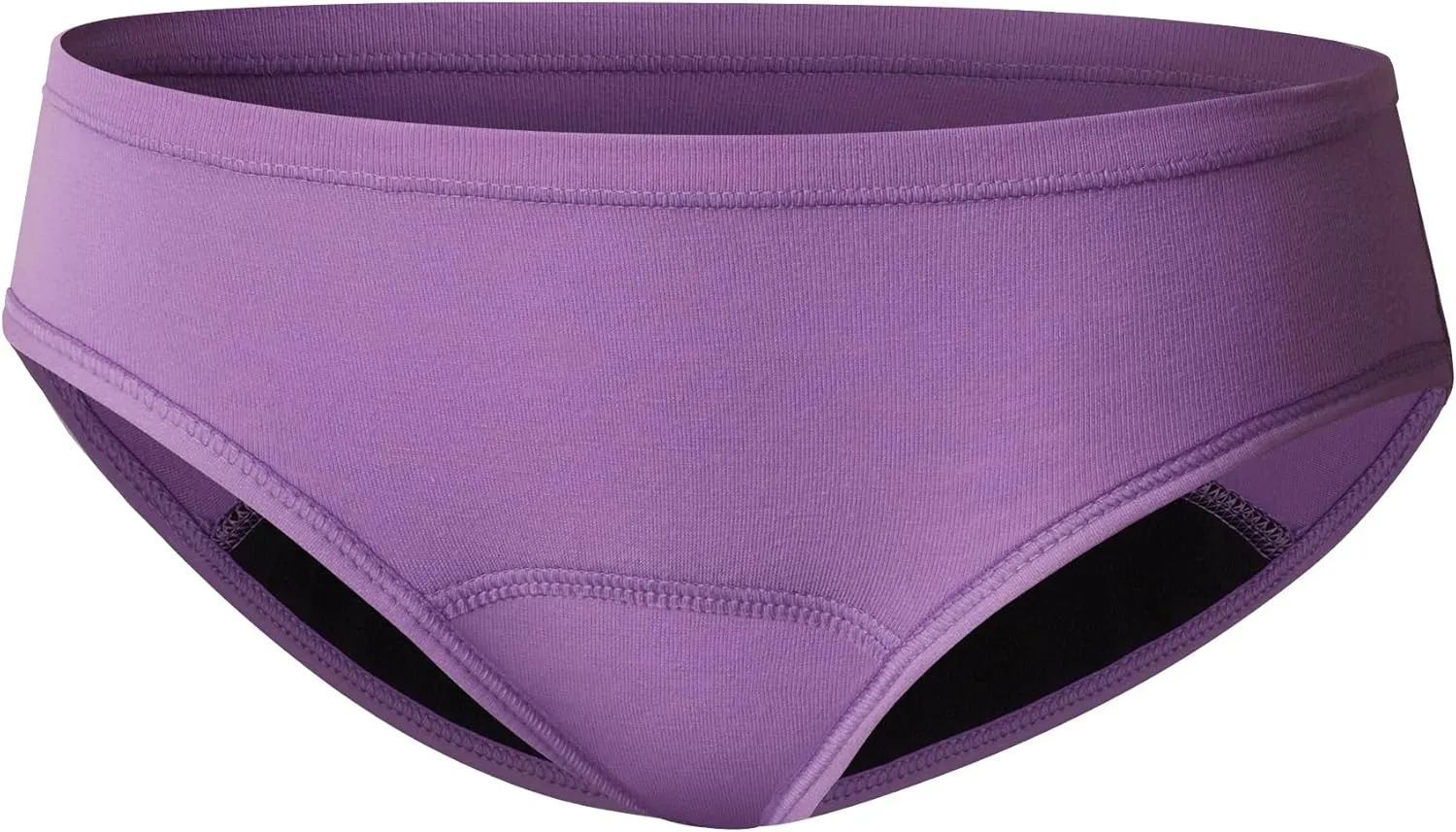 Hanes Girls' Comfort, Period. Boys'hort & Hipster Period Underwear, Moderate Protection, Multi-Pack