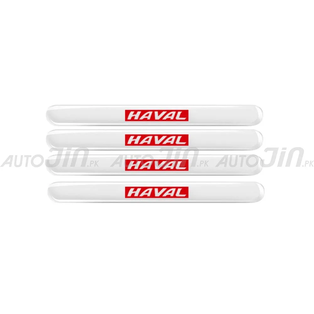 Haval Logo Rubber Door Handle & Mirror Protector Transparent