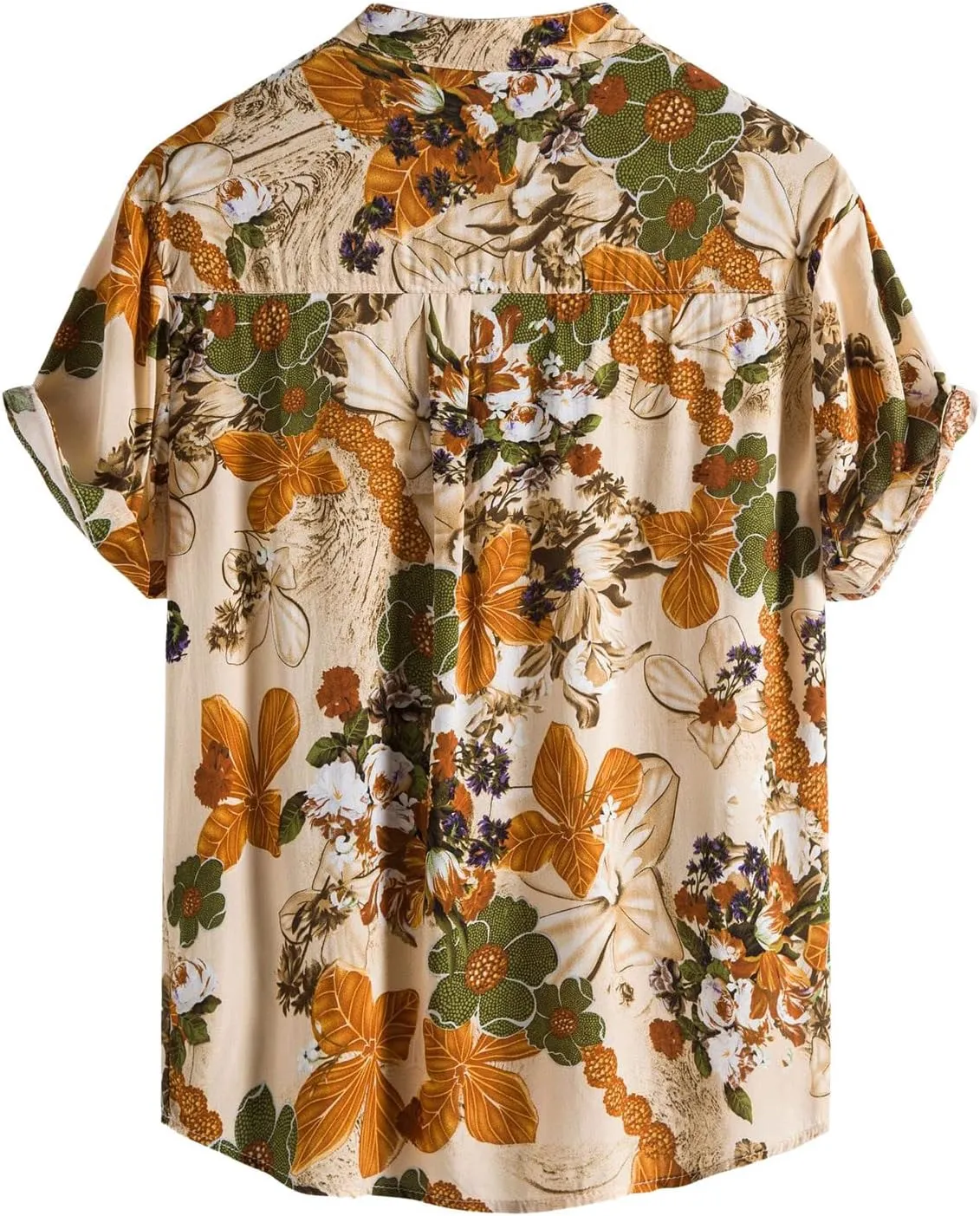 Hawaiian Shirt for Men, Animal Hawaiian Tops Men's Novelty Button Down Dress Shirts 3D Pattern Summer Hawaiian Tops
