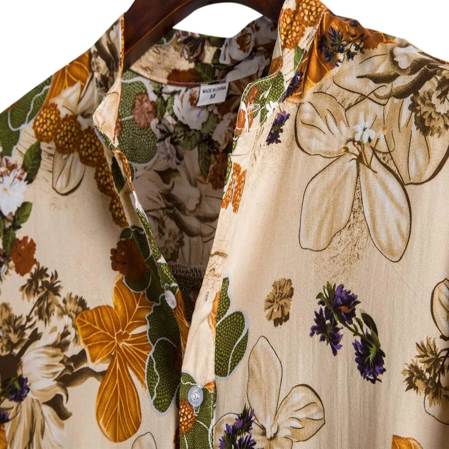 Hawaiian Shirt for Men, Animal Hawaiian Tops Men's Novelty Button Down Dress Shirts 3D Pattern Summer Hawaiian Tops