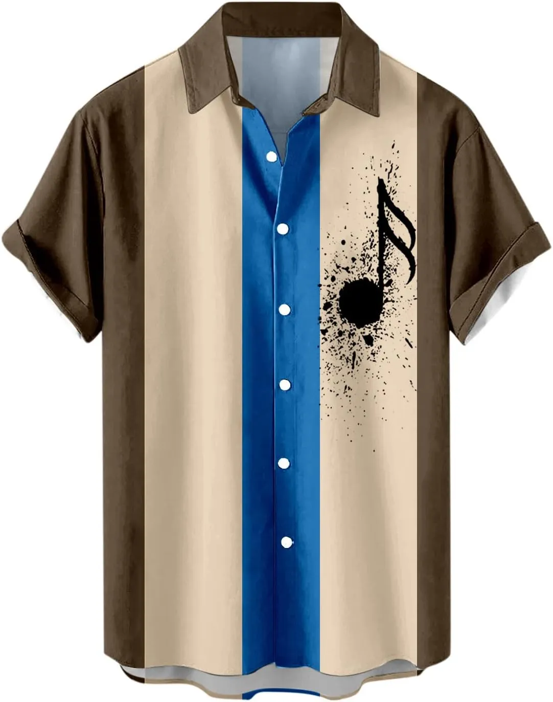 Hawaiian Shirt for Men Casual Button Down Short Sleeve Shirt Hawaii Tops Hawaiian Shirt for Men Unisex Summer Beach