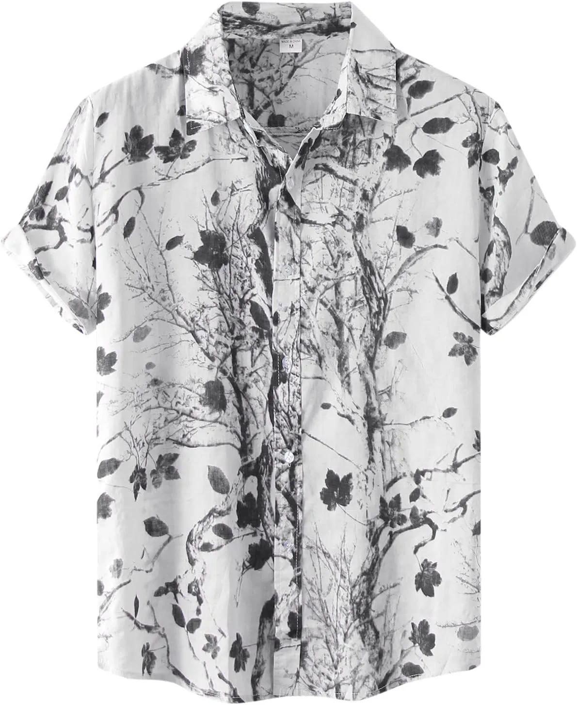 Hawaiian Shirt for Men Hawaiian Santa Shirt for Men Christmas Button Up Shirt for Men Fun Xmas Printed Casual Short