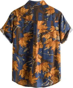 Hawaiian Shirt for Men Hawaiian Shirts Men's Hawaiian Shirt Button Down Short Sleeve Tropical Casual Beach Shirt Tops
