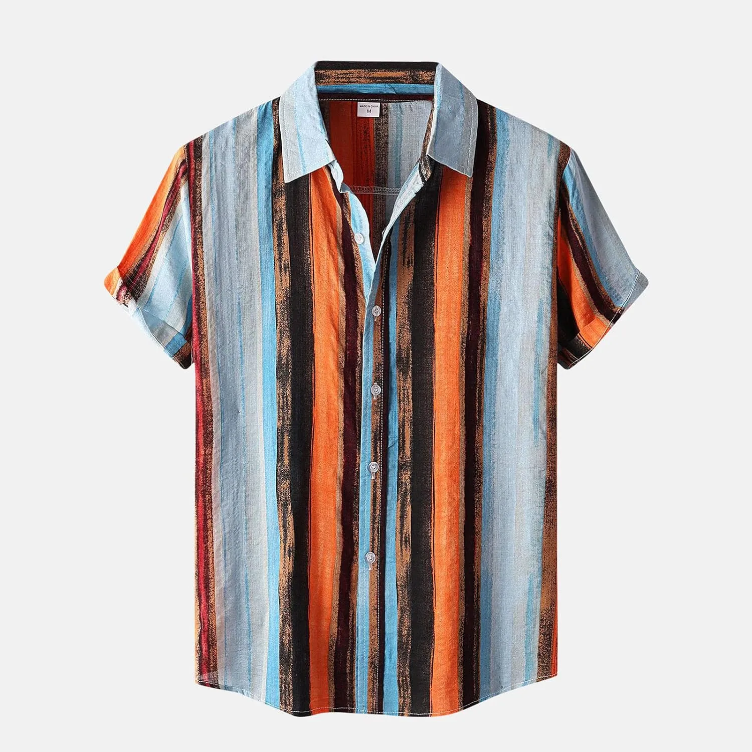 Hawaiian Shirt for Men Men's Graphic Shirts Short Sleeve Button Up Hawaiian Graffiti Shirts Hawaiian