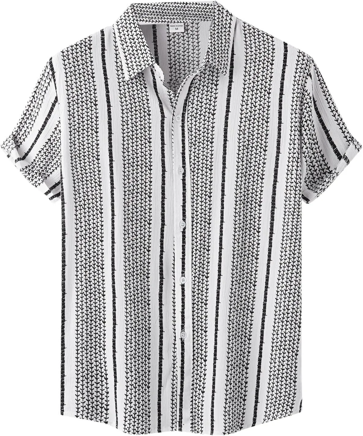 Hawaiian Shirt for Men, Sleeve Cuban Guayabera Shirts Mens Linen Shirt Button Down Short Sleeve Shirt Cuban Summer