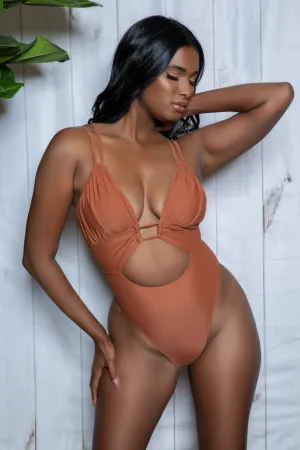 High-cut Brazilian Evelyn One-Piece Swimsuit