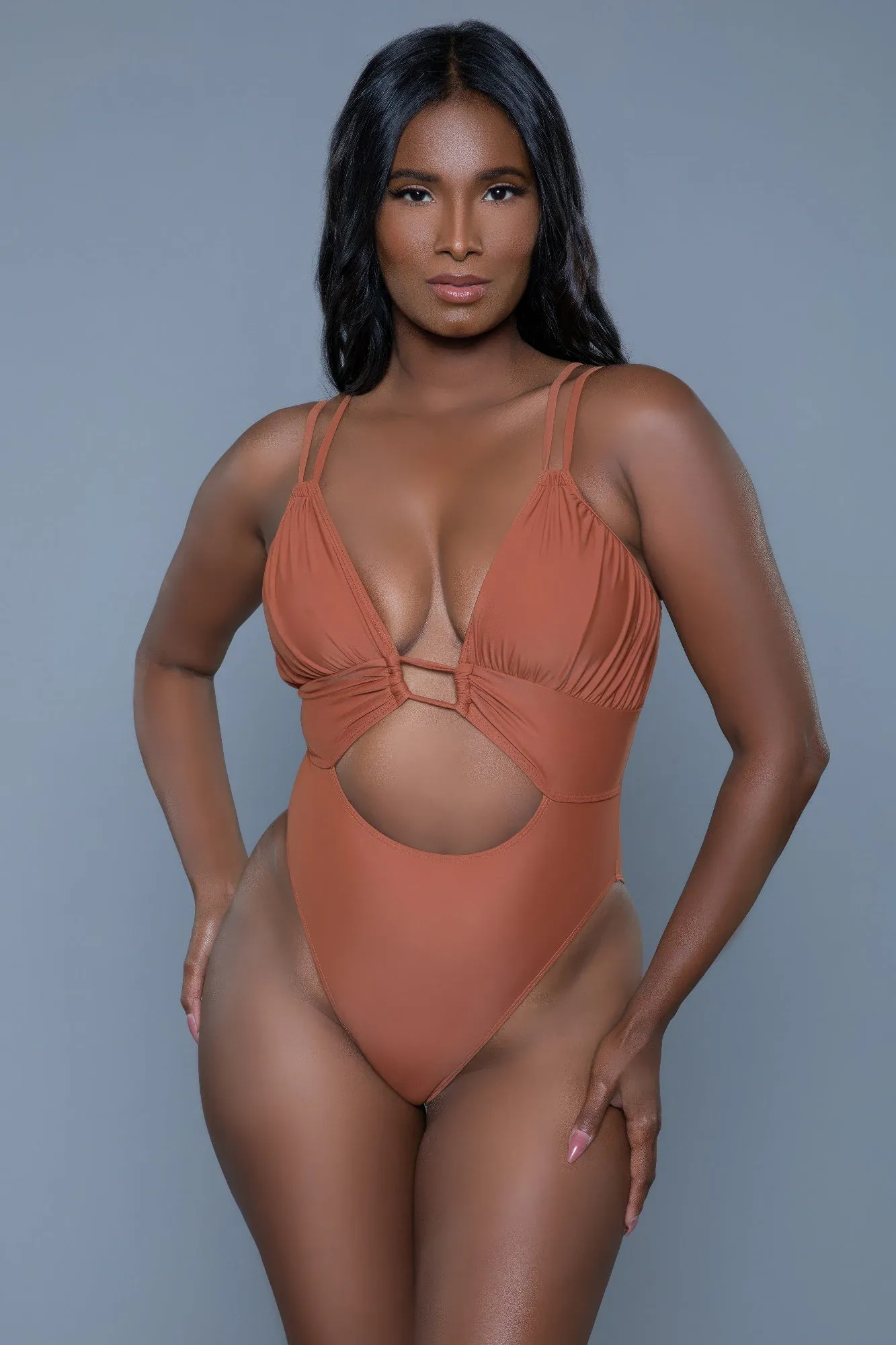 High-cut Brazilian Evelyn One-Piece Swimsuit