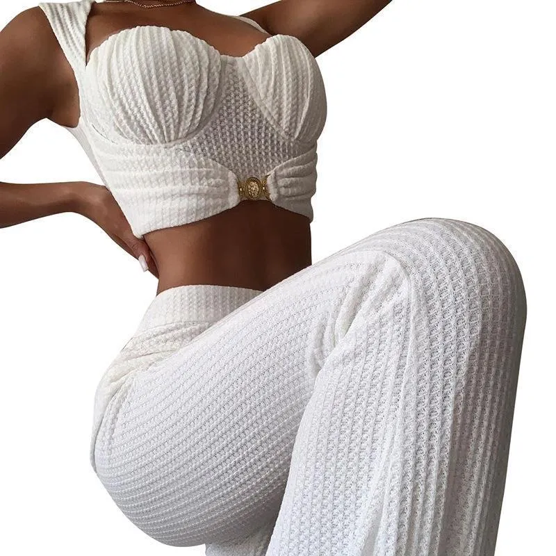 High Waist Hip-wrapped Casual Suit