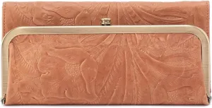 HOBO, Womens, Rachel Continental Wallet, Saddle Tooled Emboss, One Size