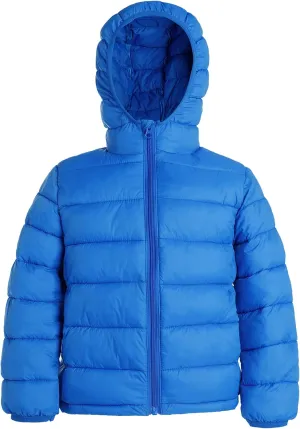 Hooded Puffer Jackets for Boys and Girls  Lightweight and Packable  Autumn and Winter Coat, Warm and Comfy