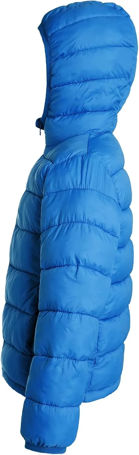 Hooded Puffer Jackets for Boys and Girls  Lightweight and Packable  Autumn and Winter Coat, Warm and Comfy